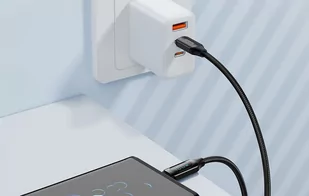 Kabel USB-C do USB-C Toocki, 1m, 100W (czarny) - Kable - miniaturka - grafika 3