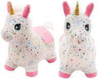 Skoczki dla dzieci - Skoczek Gumowy Konik Jednorożec Z Pokrowcem Dźwięk Efekty Dźwiękowe - miniaturka - grafika 1