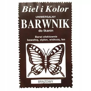Barwnik Do Tkanin Brązowy 10 g - Środki do prania - miniaturka - grafika 1