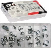 Inne mocowania - Opaski Obejmy Zaciskowe Skręcane 6 Rozmiarów 30SZT - miniaturka - grafika 1