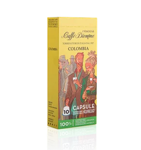 Colombia i Viaggi di Diemme kapsułki biodegradowalne do Nespresso - 10 kapsułek - Kawa w kapsułkach i saszetkach - miniaturka - grafika 1