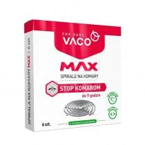 Vaco Spirale na komary MAX 6 szt