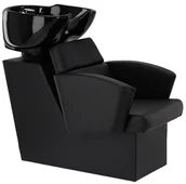 Myjki fryzjerskie - Myjnia myjka fryzjerska barberska Lily do salonu fryzjerskiego barberskiego ruchoma misa ceramiczna armatura bateria słuchawka - miniaturka - grafika 1