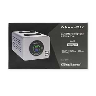 QOLTEC STABILIZATOR NAPIĘCIA AUTOMATYCZNY AVR 10000VA - Zasilacze awaryjne UPS - miniaturka - grafika 10