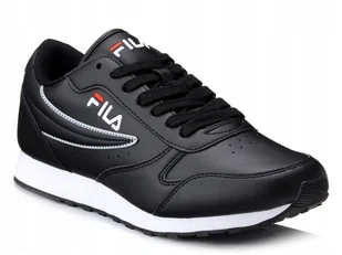 Buty męskie sportowe joggingi Fila Orbit czarne ekoskóra sznurowane 45 - Buty sportowe męskie - miniaturka - grafika 1