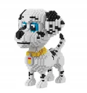 Klocki - KLOCKI KONSTRUKCYJNE PIES DALMATYŃCZYK DOG 1092 ELEMENTÓW DLA DZIECI - miniaturka - grafika 1