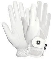 Rękawiczki jeździeckie - Fair Play Rękawiczki ARIS białe - - miniaturka - grafika 1