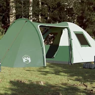 Namioty - vidaXL Namiot kempingowy, 6-os., zielony, 466x342x200 cm, tafta 185T - miniaturka - grafika 1