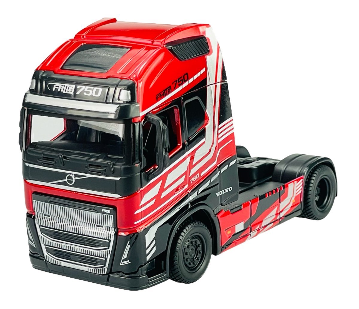 BBURAGO VOLVO FH16 GLOBETROTTER 750 XXL CZERWONY 1:43 32203