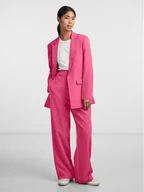 Spodnie damskie - Pieces Spodnie materiałowe Bossy 17140744 Różowy Loose Fit - miniaturka - grafika 1