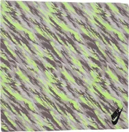 Czapki i chusty sportowe damskie - Chusta bandanka Nike Dri-Fit szaro-zielona N1003501937 - miniaturka - grafika 1