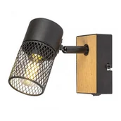 Lampy ścienne - RABALUX 71151 Metta Lampa punktowa   IP20 dąb E14 1x MAX 40 - miniaturka - grafika 1