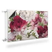 Dekoracje domu - Magnetyczna MASKOWNICA Kaloryfera PIWONIE Kwiaty Natura 90cm x 60cm - miniaturka - grafika 1