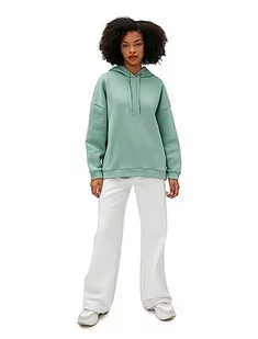 Koton Damska bluza z kapturem z długim rękawem, niebieski (624), m - Bluzy damskie - miniaturka - grafika 1