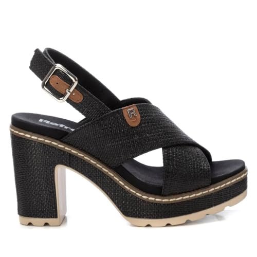 Refresh 172707, damskie trampki, czarne, 41 EU, Czarny (Black), 41 EU