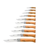 Akcesoria turystyczne - Opinel No. 3 Carbon Non Lock nóż, długość ostrza 4 cm, 4 cm 111030 - miniaturka - grafika 1