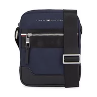 Torby męskie - Saszetka Tommy Hilfiger Th Elevated Nylon Mini Reporter AM0AM11575 Space Blue DW6 - miniaturka - grafika 1