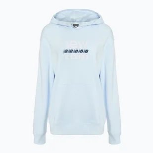 Bluza damska New Balance Sport Graphic French Terry Hoodie ice blue - Bluzy damskie - miniaturka - grafika 1