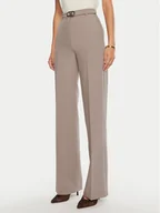 Spodnie damskie - Marciano Guess Spodnie materiałowe Celia 4BGB03 7046A Beżowy Regular Fit - miniaturka - grafika 1