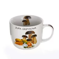 Kubki - Kubek na zupę z przepisem - Grzybowa, 730ml - miniaturka - grafika 1