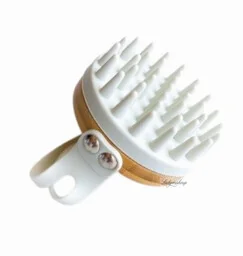 Bamboo Hero - Masażer do skóry głowy - Szary - Masażery - miniaturka - grafika 1