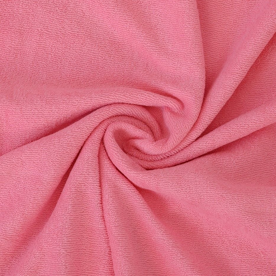 Kvalitex Prześcieradło dziecięce frotte różowe 70x140cm