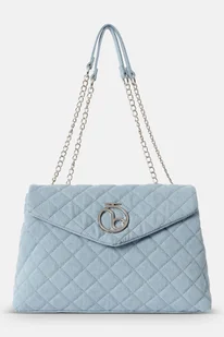 Średnia torebka na ramię Nobo denim błękitna - Torebki damskie - miniaturka - grafika 1