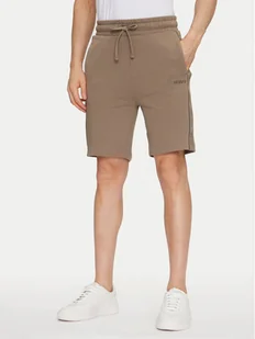 HUGO Szorty sportowe Liam 50540936 Beżowy Regular Fit - Spodenki męskie - miniaturka - grafika 1