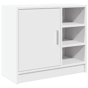 vidaXL Szafka pod umywalkę, biała 63x29x55 cm, materiał drewnopochodny - Szafki łazienkowe - miniaturka - grafika 1