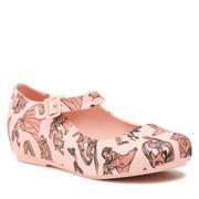 Buty dla dziewczynek - Półbuty MELISSA - Mini Melissa Dora + Disney Princess 33501 Pink/Black 51662 - miniaturka - grafika 1