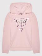Bluzy dla dziewczynek - Guess Bluza J83Q14 KAUG0 Różowy Regular Fit - miniaturka - grafika 1