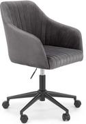 Fotele i krzesła biurowe - Halmar Elegancki fotel biurowy FRESCO - szary - miniaturka - grafika 1