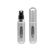 Pozostałe akcesoria kosmetyczne - CLAVIER ATOMIZER PODRÓŻNY DO PERFUM SREBNY 5ML - miniaturka - grafika 1