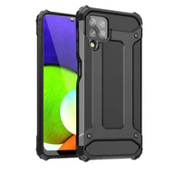 Etui i futerały do telefonów - Hybrid Armor pancerne hybrydowe etui pokrowiec Samsung Galaxy A22 4G czarny - miniaturka - grafika 1