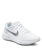 Moda i Uroda OUTLET - NIKE Damskie buty do biegania W Revolution 6 Nn, Biały Mtlc srebrny czysta platyna, 36 EU - miniaturka - grafika 1