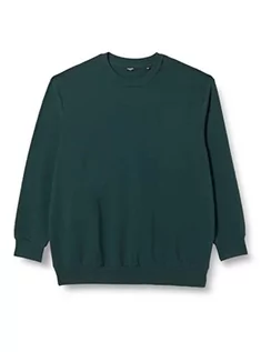 Bluzy męskie - JACK&JONES PLUS Męska bluza JPRBLAKAM CLEAN Sweat Crew Neck PS Sweatshirt, Perfect Green, 5XL - grafika 1