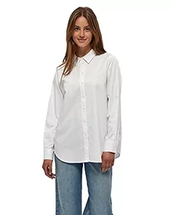 Minus Damska koszula oversize Vaia, 200 biały, 40 - Koszule damskie - miniaturka - grafika 1