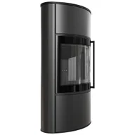 Piece wolnostojące - KOZA BJORN Wysoka czarny termotec z domykaniem - miniaturka - grafika 1