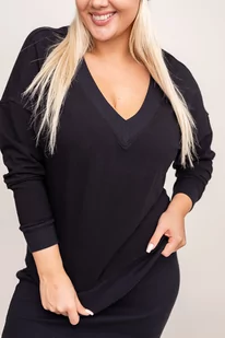 Czarna Bluza FUNDIO - Tono - Bluzy damskie - miniaturka - grafika 1