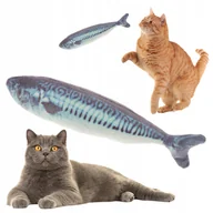 Zabawki dla kotów - Zabawka Dla Kota Rybka Fish Maskotka Ryba Interaktywna Do Podrzucania - miniaturka - grafika 1