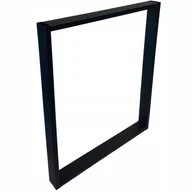 Meble modułowe i akcesoria - Nogi metalowe Do stołu Loft Industrial czarne 60x72 cm Profil 6x2cm 1 szt - miniaturka - grafika 1
