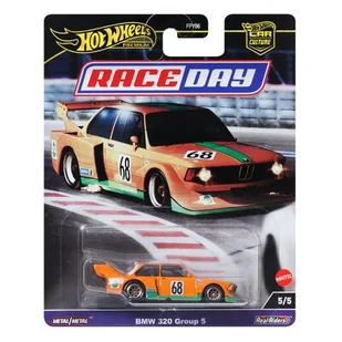 Hot Wheels Kultowe auto BMW 320 GP5 Pojazd premium w skali 1:64 - Samochody i pojazdy dla dzieci - miniaturka - grafika 1