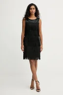 Sukienki - Karl Lagerfeld sukienka kolor czarny mini prosta B1W13056 - miniaturka - grafika 1