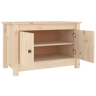 Lumarko Szafka na buty, 70x38x45,5 cm, lite drewno sosnowe - Szafki na buty - miniaturka - grafika 7