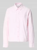 Koszule damskie - Bluzka koszulowa o kroju regular fit z kieszenią na piersi model ‘Darma’ - miniaturka - grafika 1