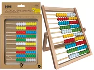 Pomoce naukowe - Liczydło drewniane z podstawką BB Kids - INTERDRUK - miniaturka - grafika 1