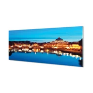 Tablice i flipcharty - Płyta szklana do kuchnia Rzym Rzeka mosty 125x50 cm - miniaturka - grafika 1