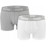 Majtki męskie - Bokserki majtki męskie bawełniane 2 pary PUMA Boxer Trunks - miniaturka - grafika 1