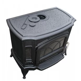 Piec wolnostojący koza 10kW K9 z wylotem spalin fi 150 z fajerką i z pogrzebaczem + koszyczek - spełnia anty-smogowy EkoProjekt 30076627 - Piece wolnostojące - miniaturka - grafika 14