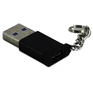 Adaptery i przejściówki - Inter-Tech 88885460 zmieniacz płci / kabli USB Type C USB Type A Czarny - miniaturka - grafika 1